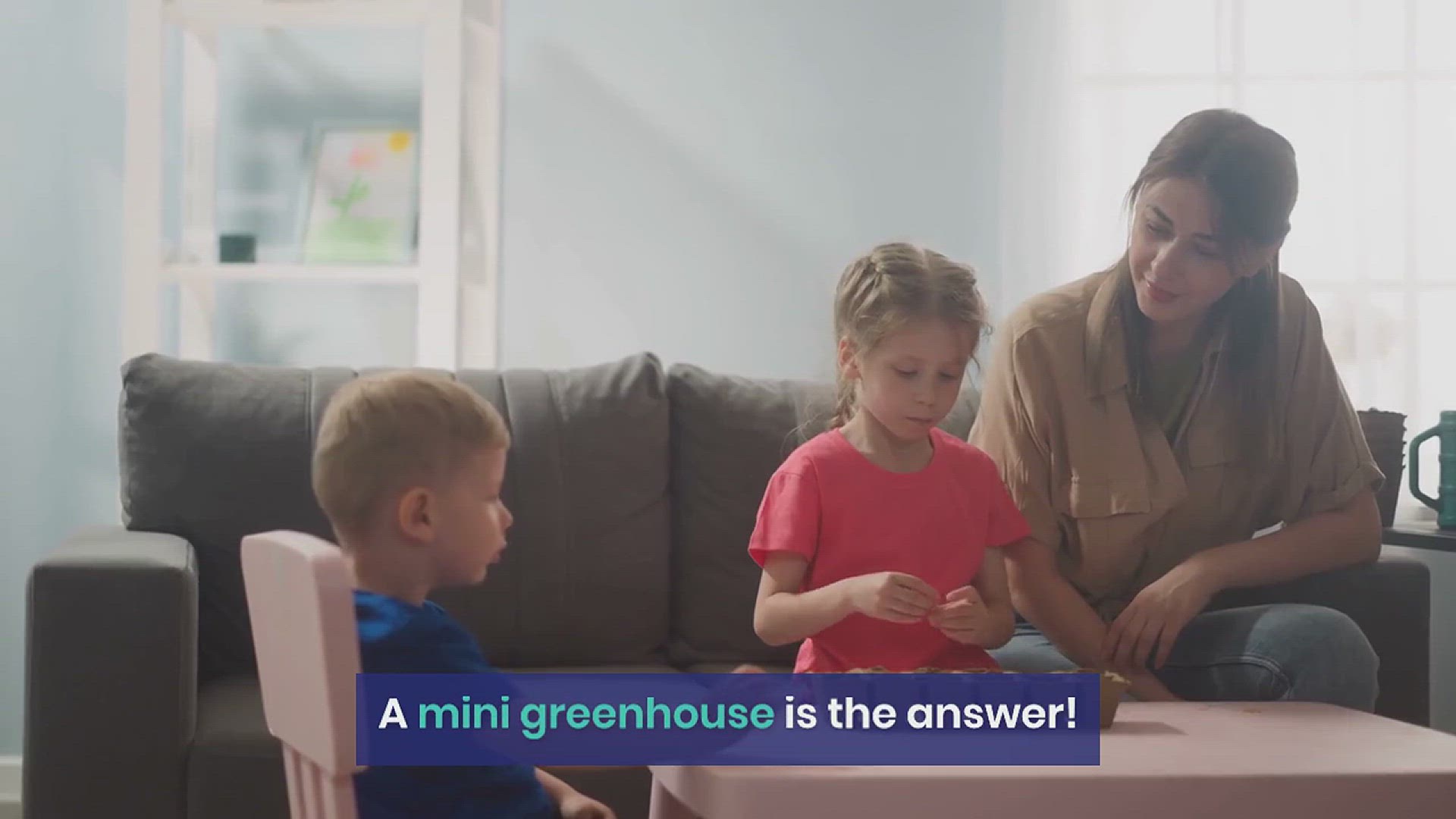 'Video thumbnail for How to Make a Mini Greenhouse'