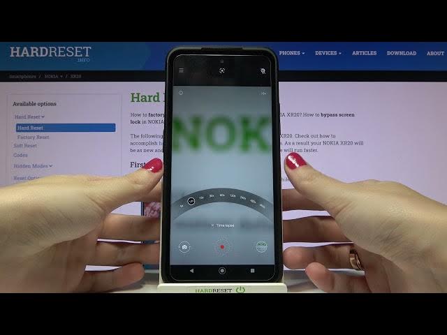 Video thumbnail for How to Record Timelapse Video in  NOKIA XR20 - Time-lapse Video Mode