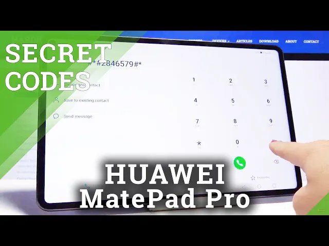 Video thumbnail for Secret Codes HUAWEI MatePad Pro – Hidden Features / Testing Menu