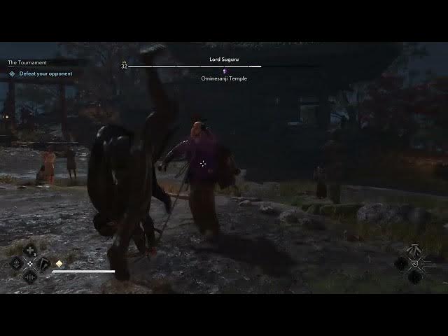 Video thumbnail for Assassin's Creed Shadows - The Tournament: Ring the Bell | Defeat Your Opponent Lord Suguru Gameplay