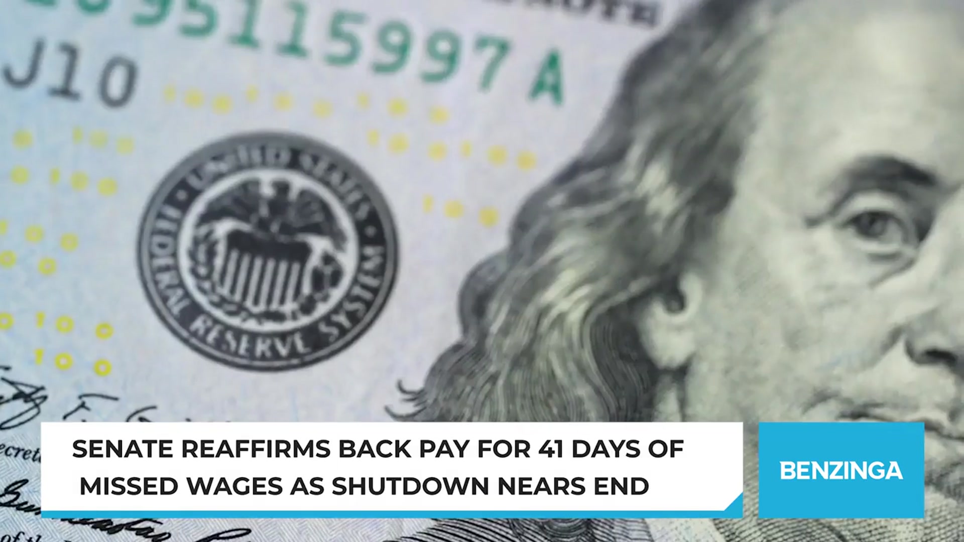 'Video thumbnail for Senate Reaffirms Back Pay For 41 Days Of Missed Wages As Shutdown Nears End'