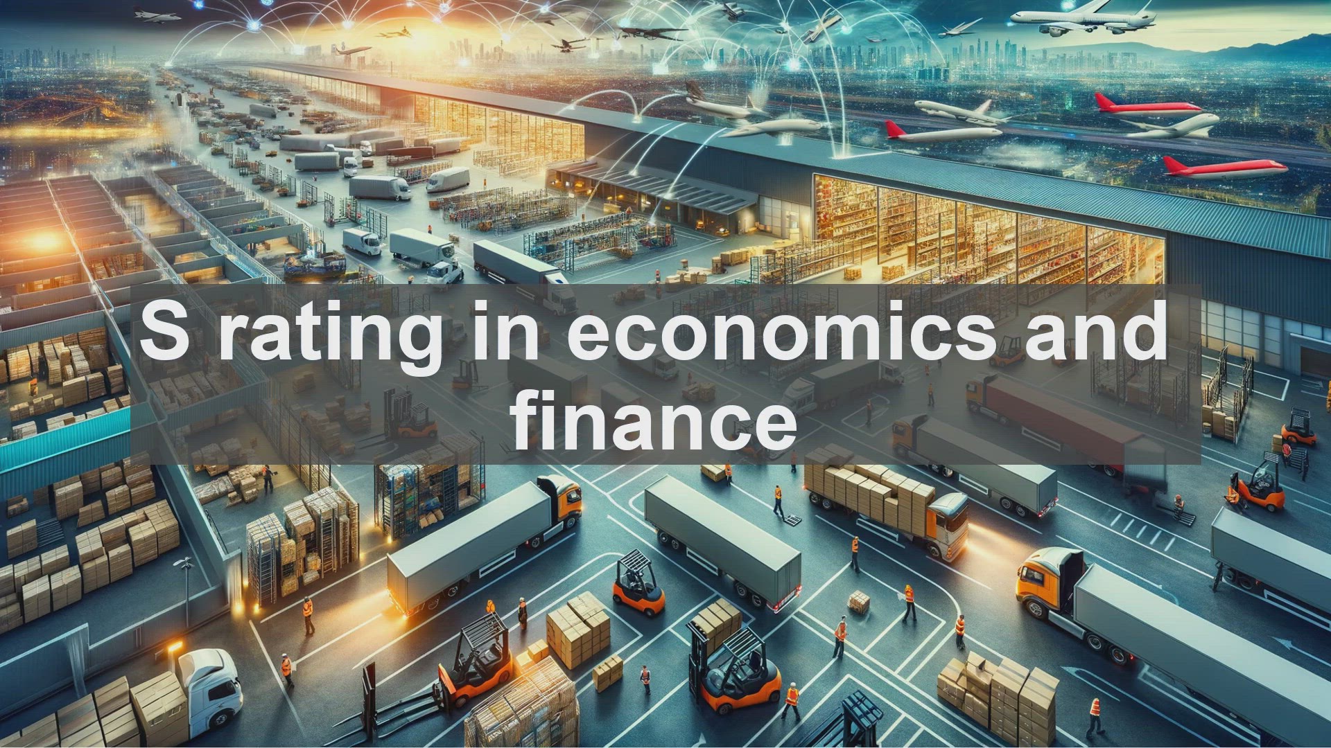 'Video thumbnail for S rating in economics and finance'