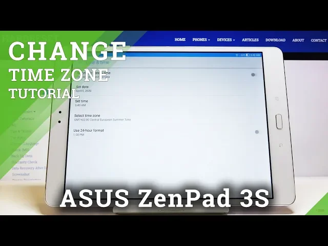 Video thumbnail for How to Set Date & Time in ASUS ZenPad 3s – Choose Time Zone
