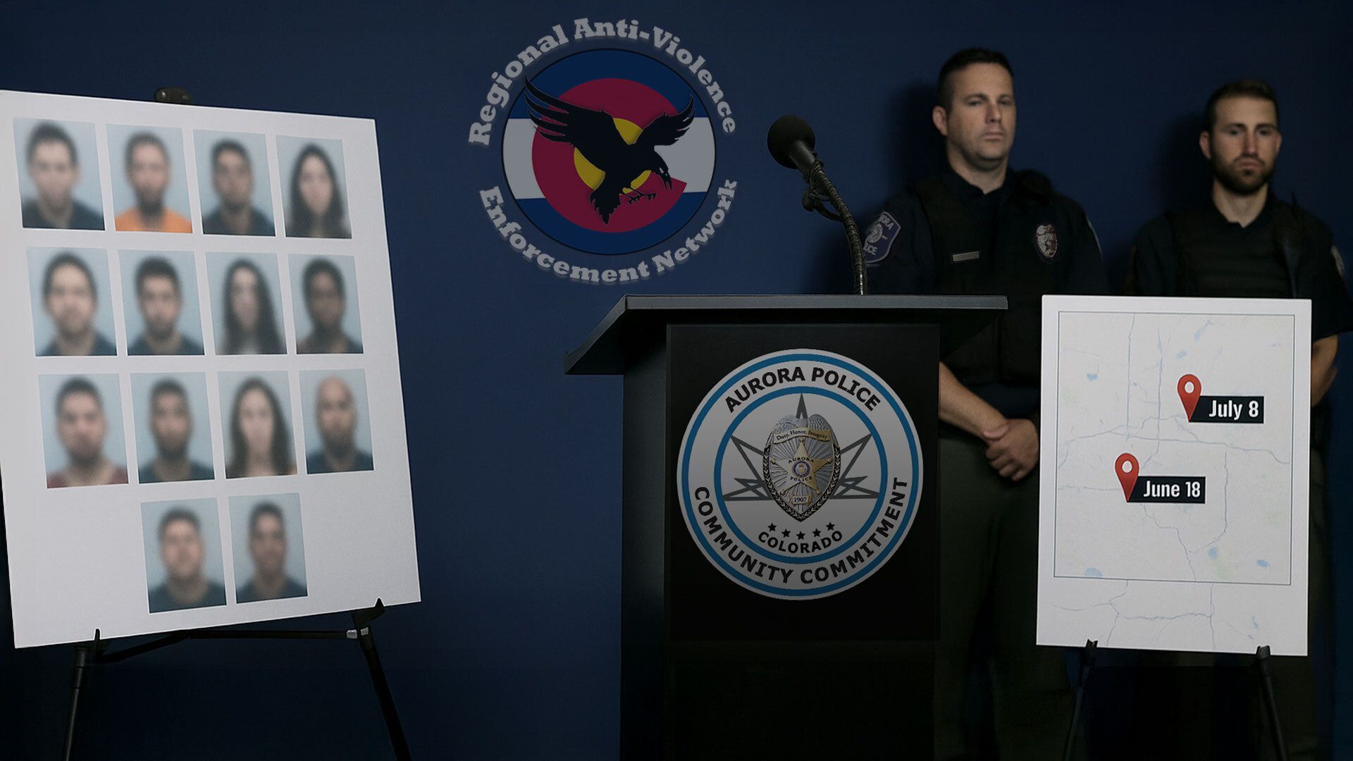 Video thumbnail for 16 alleged gang members arrested in Aurora following task force investigation