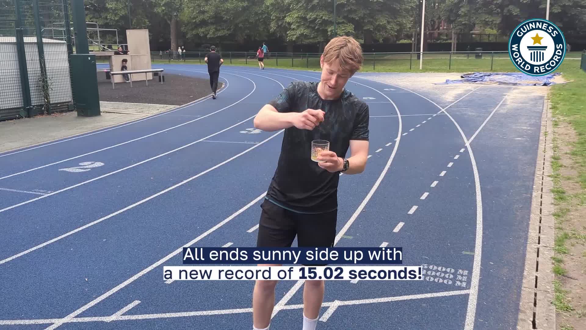 Video thumbnail for Fastest 100m egg and spoon race  15.02 seconds by Edward Murphy-Jameson