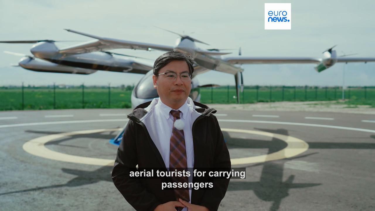 Video thumbnail for From Almaty to the skies: Kazakhstan tests Central Asia's first air taxi