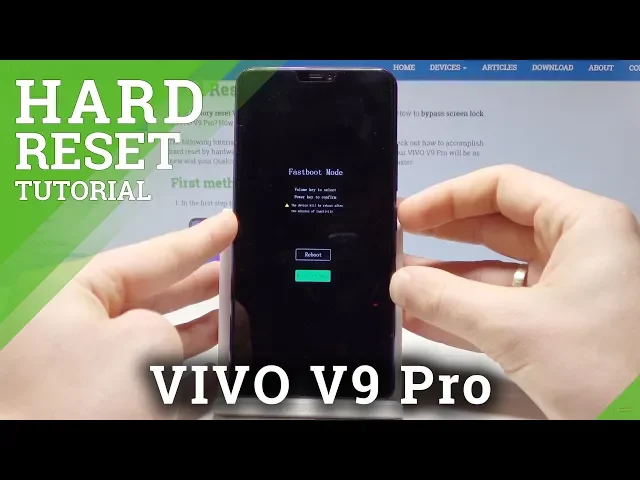Video thumbnail for HARD RESET VIVO V9 Pro - Wipe Data by Recovery Mode