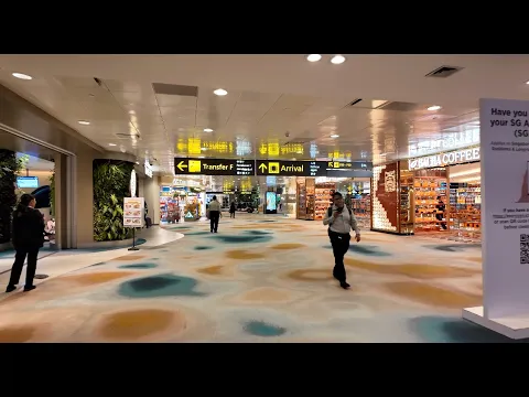 Video thumbnail for Singapore Changi Airport Arrival Step by Step (Immigration, Bags, Customs)