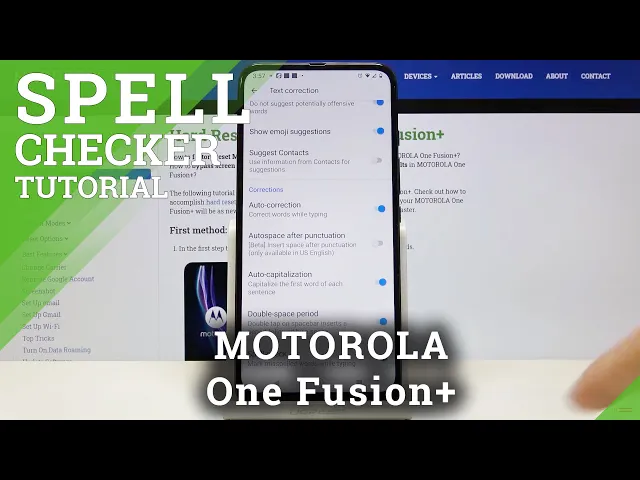 Video thumbnail for How to Activate Spell Checker in MOTOROLA One Fusion+ – Find Grammar Checker