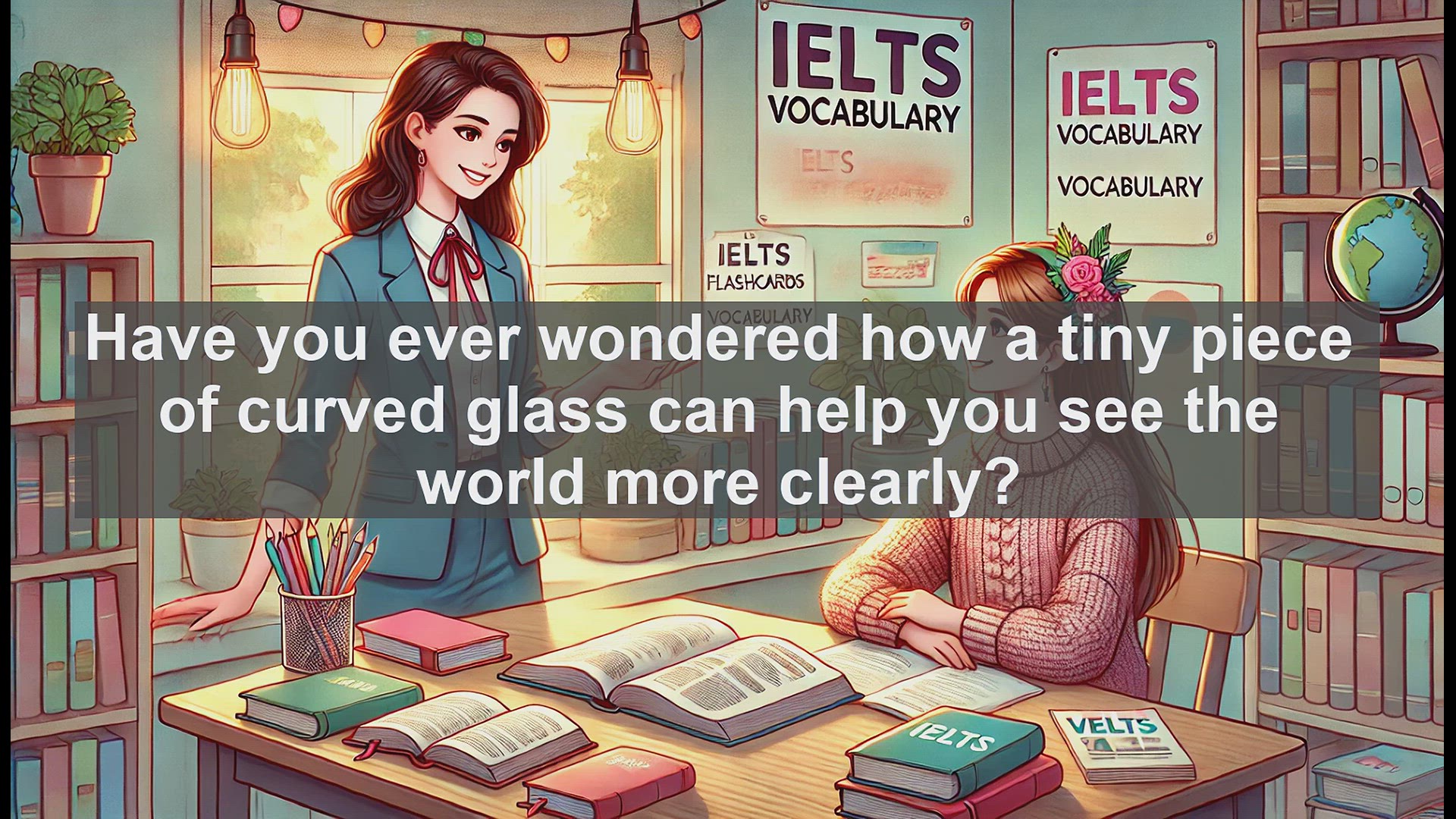 'Video thumbnail for 2500 Must Know IELTS 6.5 Vocabulary - Understanding 'Lens': A Key Word for IELTS Success'