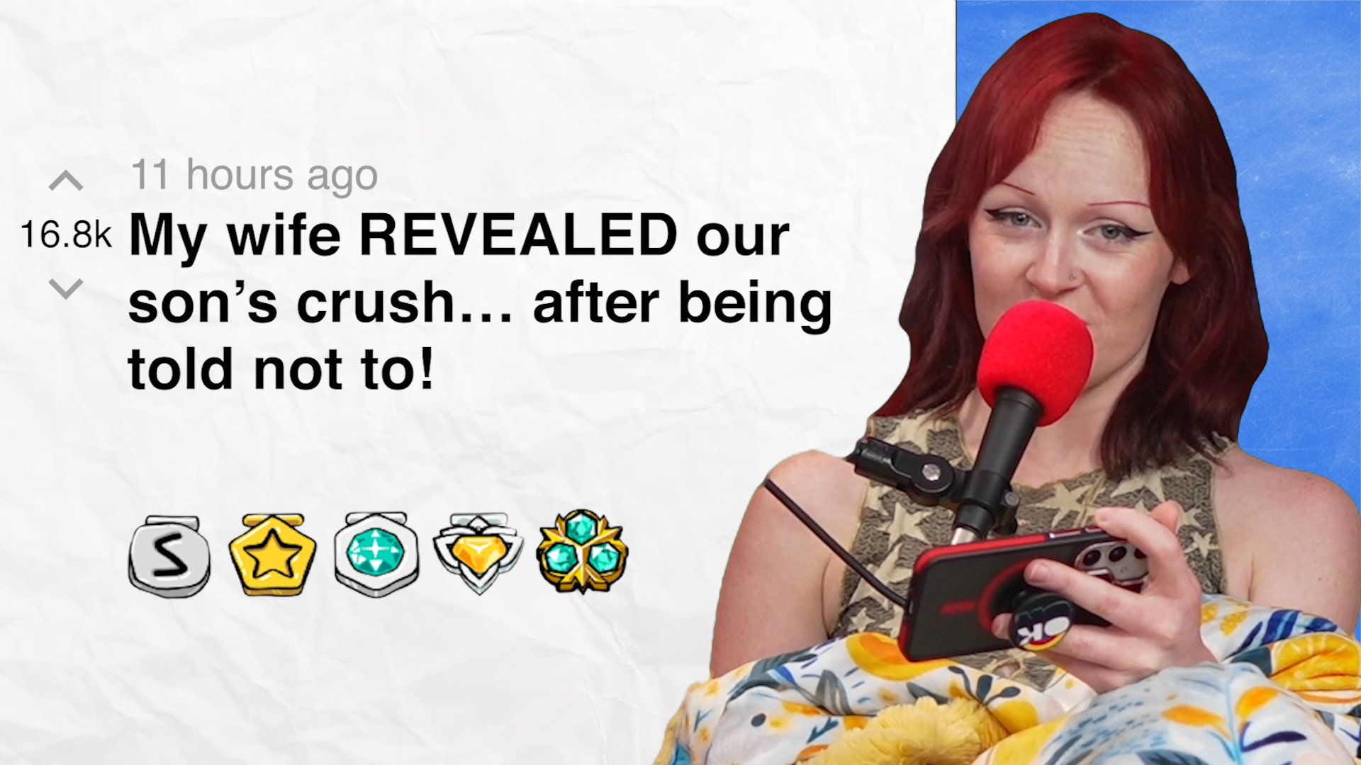 'Video thumbnail for My wife REVEALED our son’s crush… after being told not to! - r/BORUpdates | Reddit Stories'
