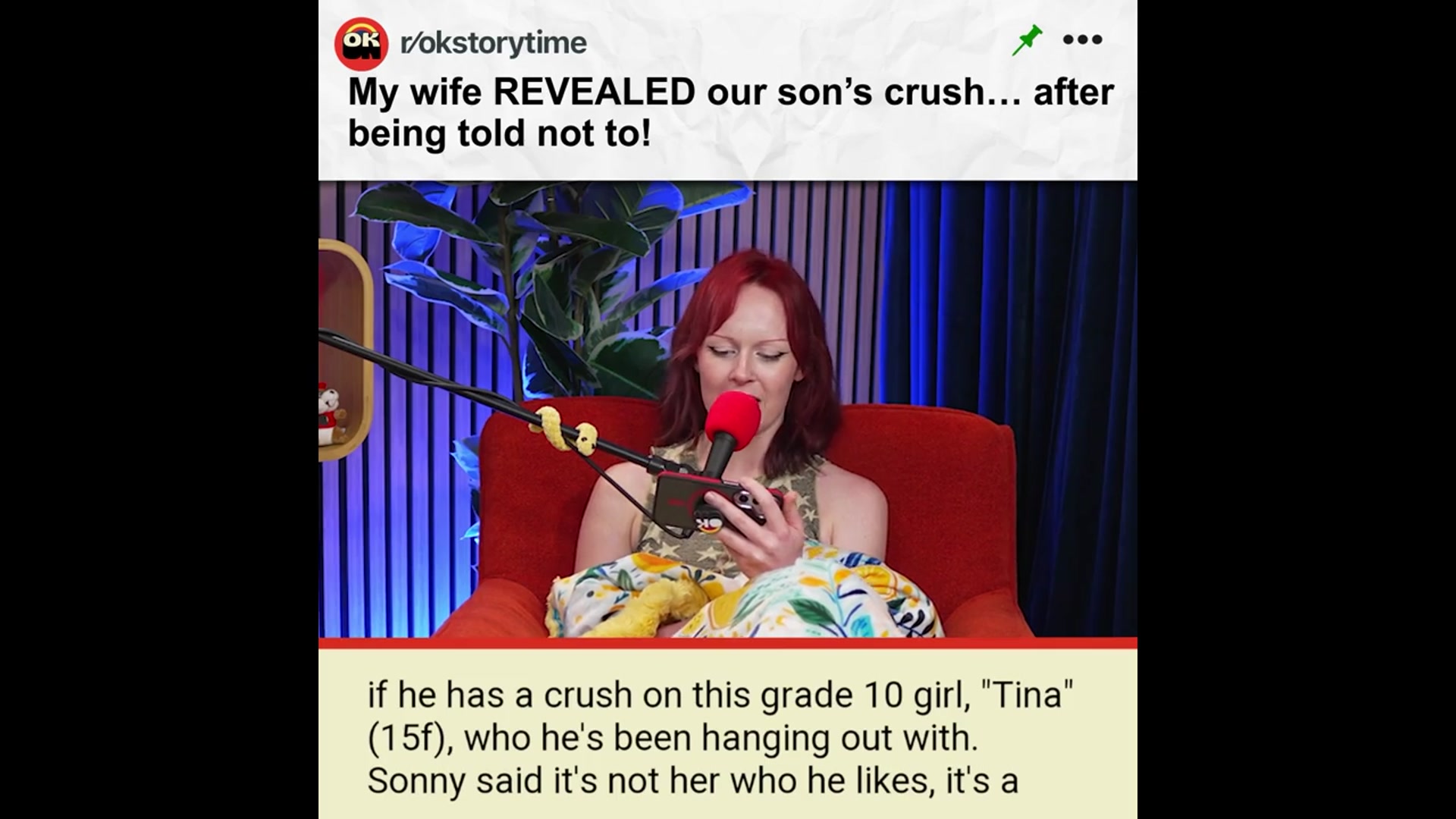 'Video thumbnail for My wife REVEALED our son’s crush… after being told not to! - r/BORUpdates | Reddit Stories'