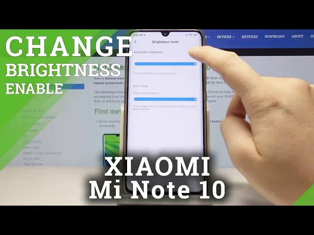 Video thumbnail for How to Set Auto Brightness in XIAOMI Mi Note 10 – Adaptive Brightness