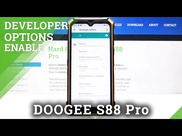 Video thumbnail for How to Unlock Developer Options in DOOGEE S88 Pro – Developer Features