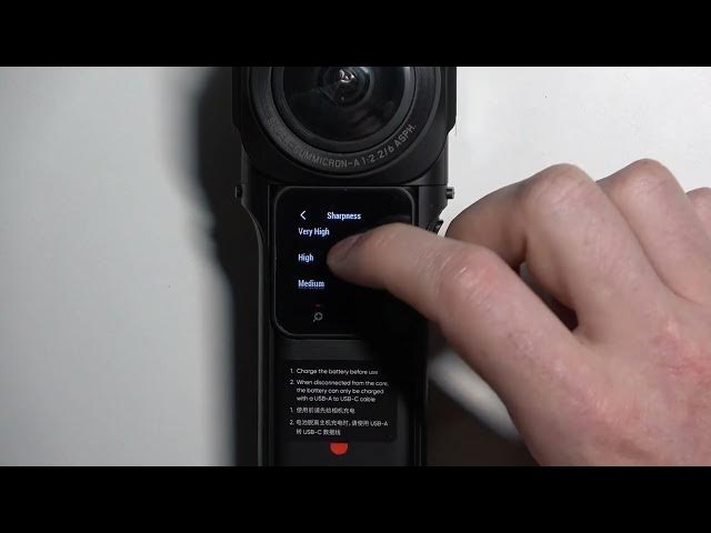 Video thumbnail for How to Adjust Sharpness Level in Insta360 One RS 1 Inch Edition?