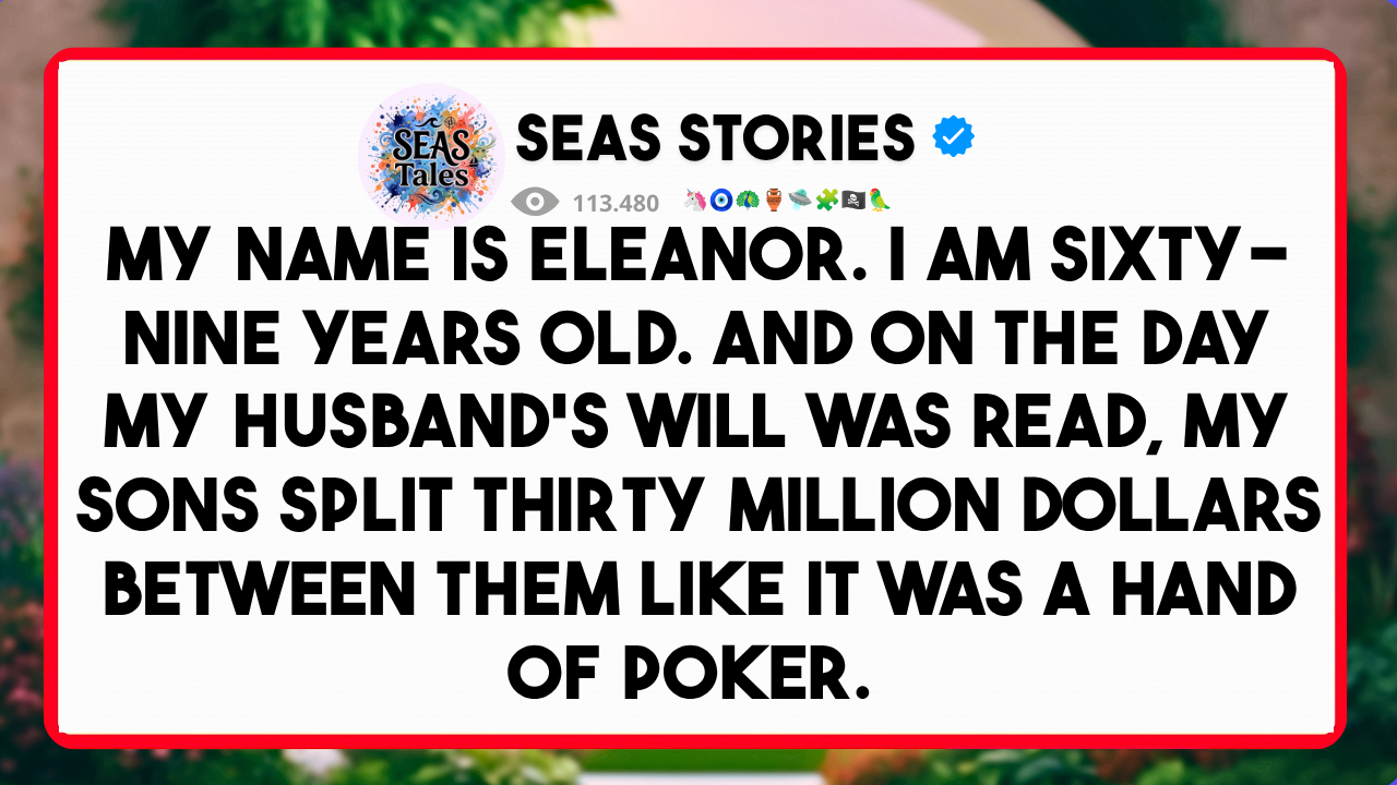 Video thumbnail for My name is Eleanor. I am sixty-nine years old. And on the day my husband's will was read