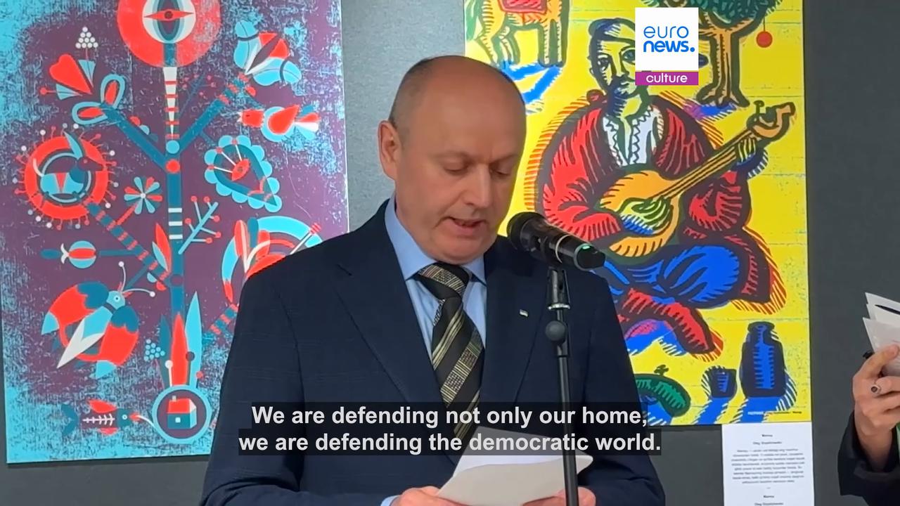 Video thumbnail for Yellow and Blue: Everyday life in Ukraine celebrated in historic exhibition