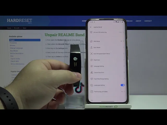 Video thumbnail for Landscape Mode in REALME Band – Vertical Look