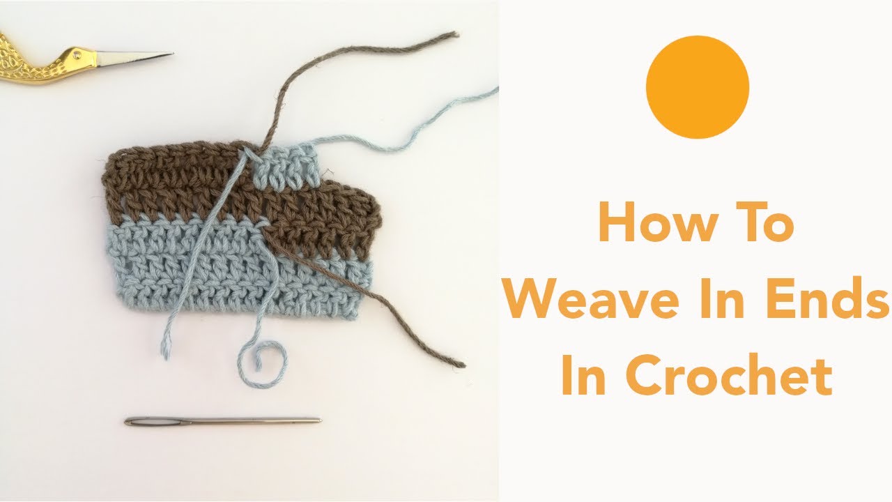 Video thumbnail for How to Weave in Ends in Crochet | Crochet for Beginners - Tutorial 10