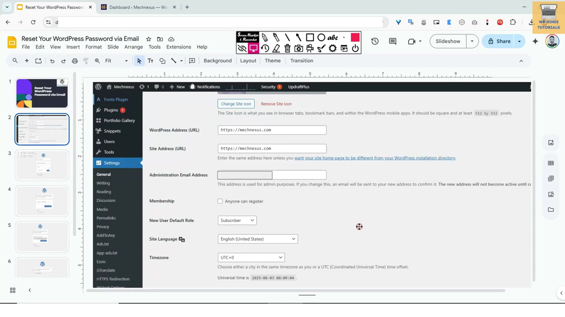 'Video thumbnail for Reset WordPress Password Via Email । WordPress Hindi Tutorials | WordPress Security |'