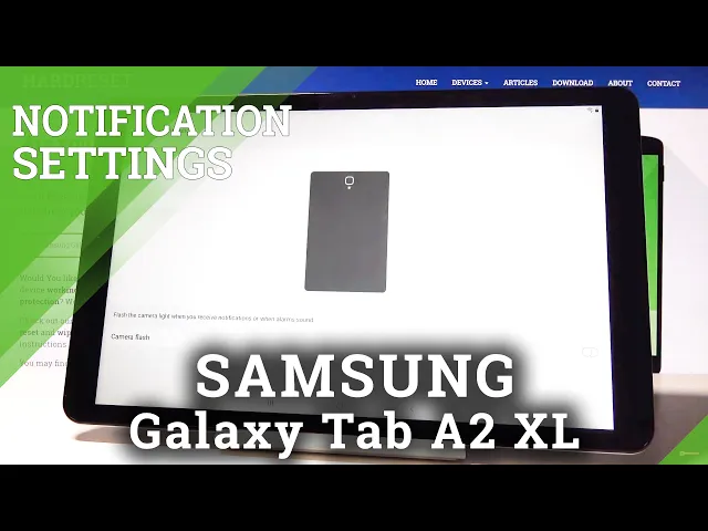 Video thumbnail for How to Personalize Notification in SAMSUNG Galaxy Tab A2 XL - LED Notification