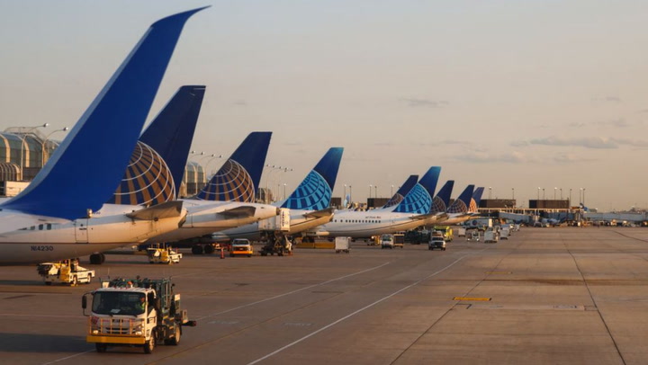Video thumbnail for United Airlines CEO Dismisses Major Merger Prospects