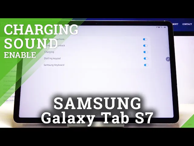 Video thumbnail for How to Mute Charging Sound in Samsung Galaxy Tab S7 – Adjust Charging Sounds