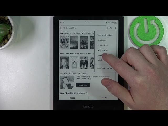 Video thumbnail for Amazon Kindle Paperwhite 11th Generation - How To Change Time