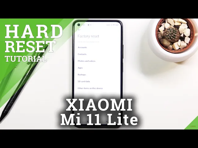 Video thumbnail for How to Factory Reset XIAOMI Mi 11 Lite – Erase Personal Data & Customized Settings