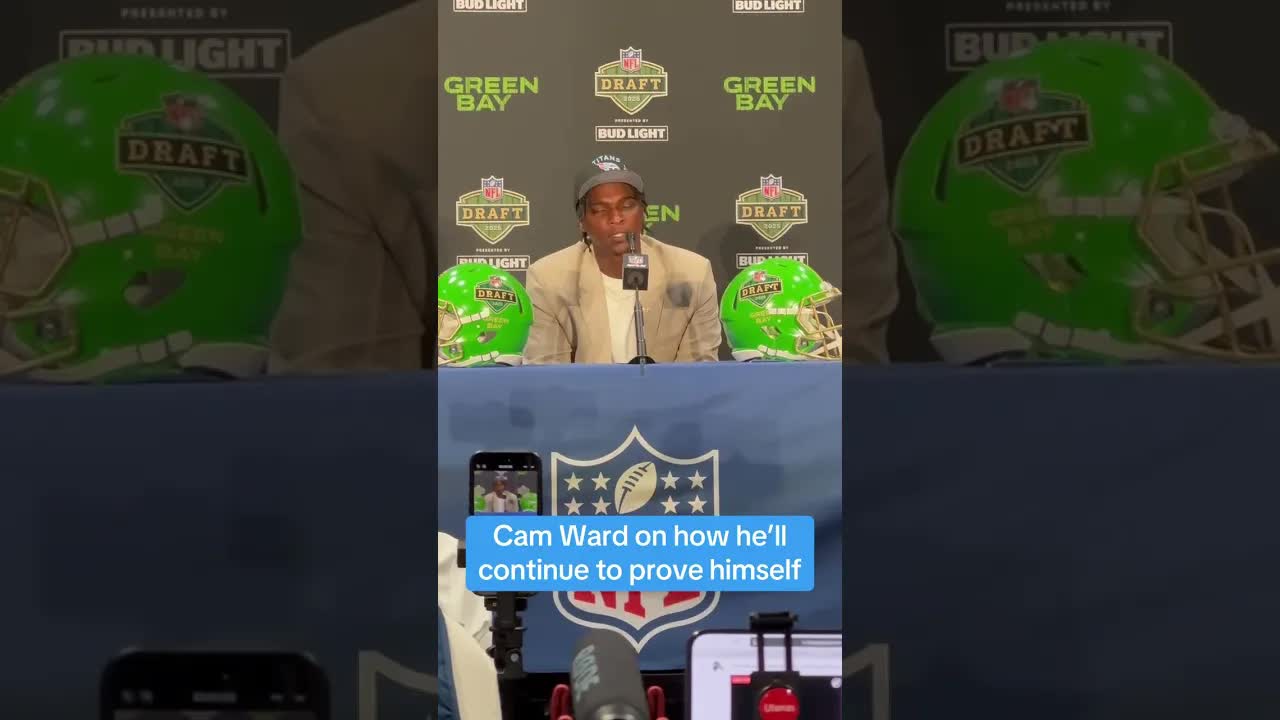 Video thumbnail for (182) tennessee titans' cam ward talks about proving himself