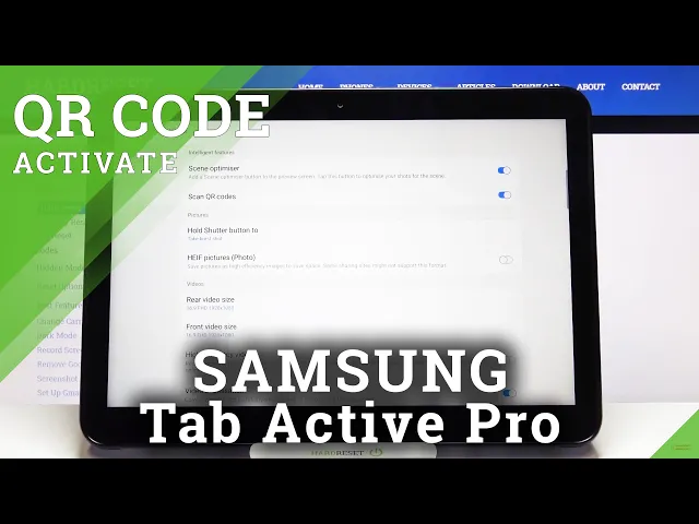 Video thumbnail for How to Scan QR Codes in SAMSUNG Galaxy Tab Active Pro – Activate QR Scanner