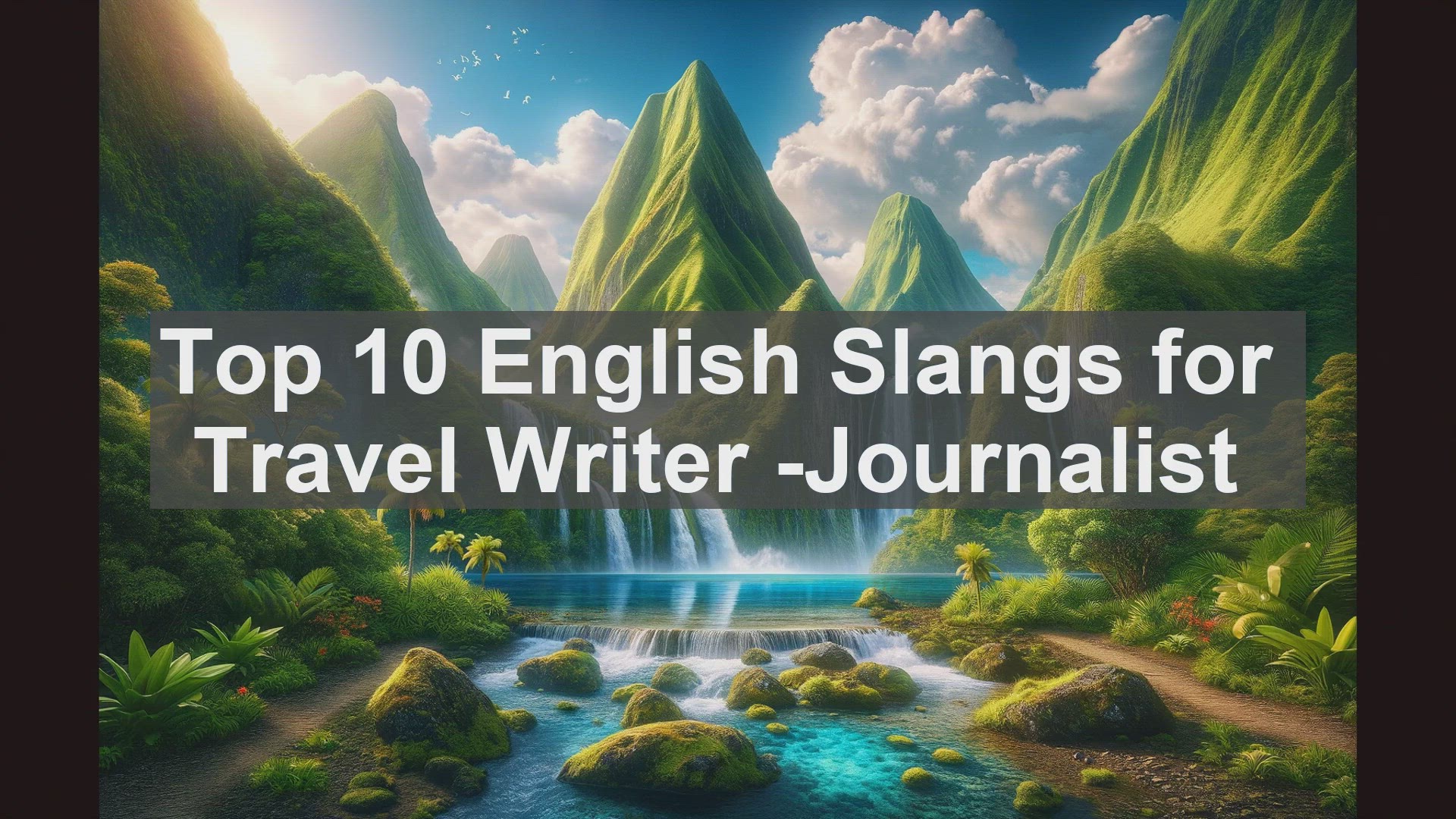 'Video thumbnail for Top 10 English Slangs for Travel Writer Journalist'