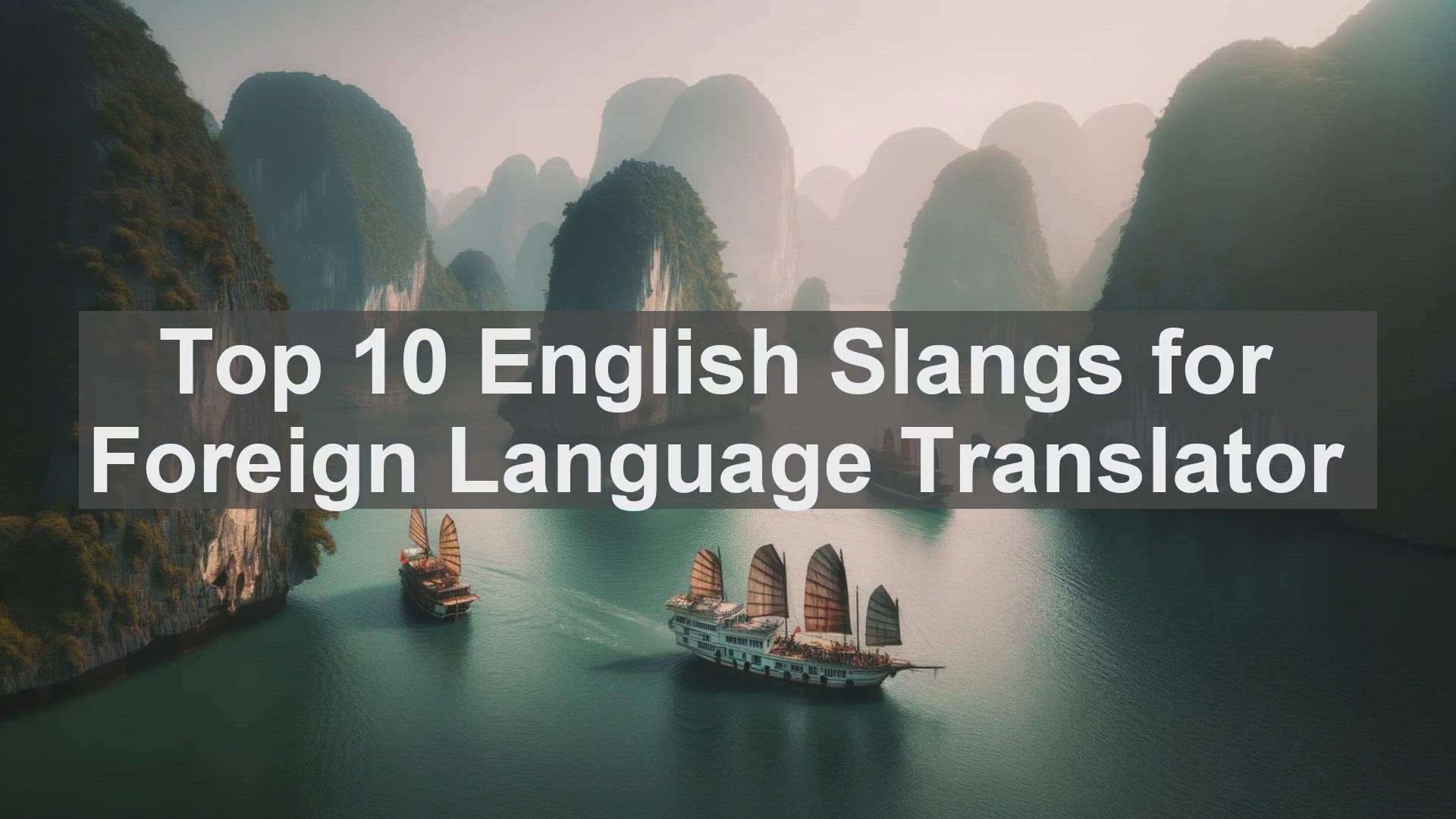 'Video thumbnail for Top 10 English Slangs for Foreign Language Translator'