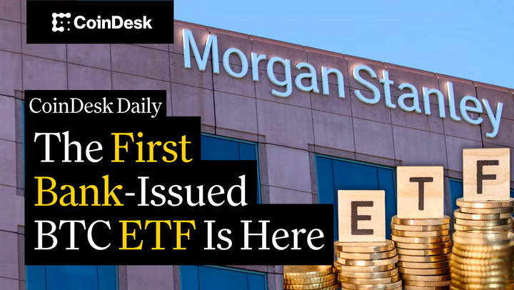 Video thumbnail for Morgan Stanley launches cheapest Bitcoin ETF