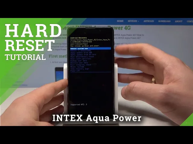 Video thumbnail for INTEX Aqua Power HARD RESET / SCREEN LOCK REMOVAL
