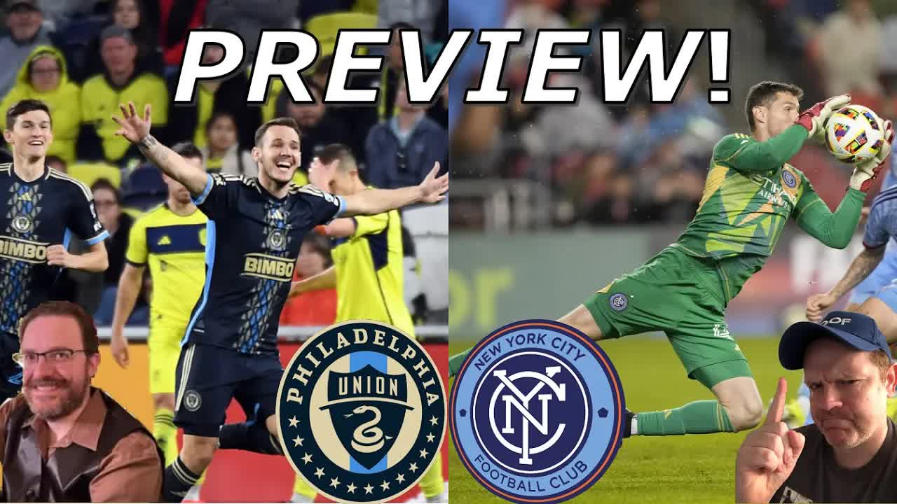 Video thumbnail for Stream Punk Soccer: union vs nycfc preview! mls eastern conference clash at subaru park
