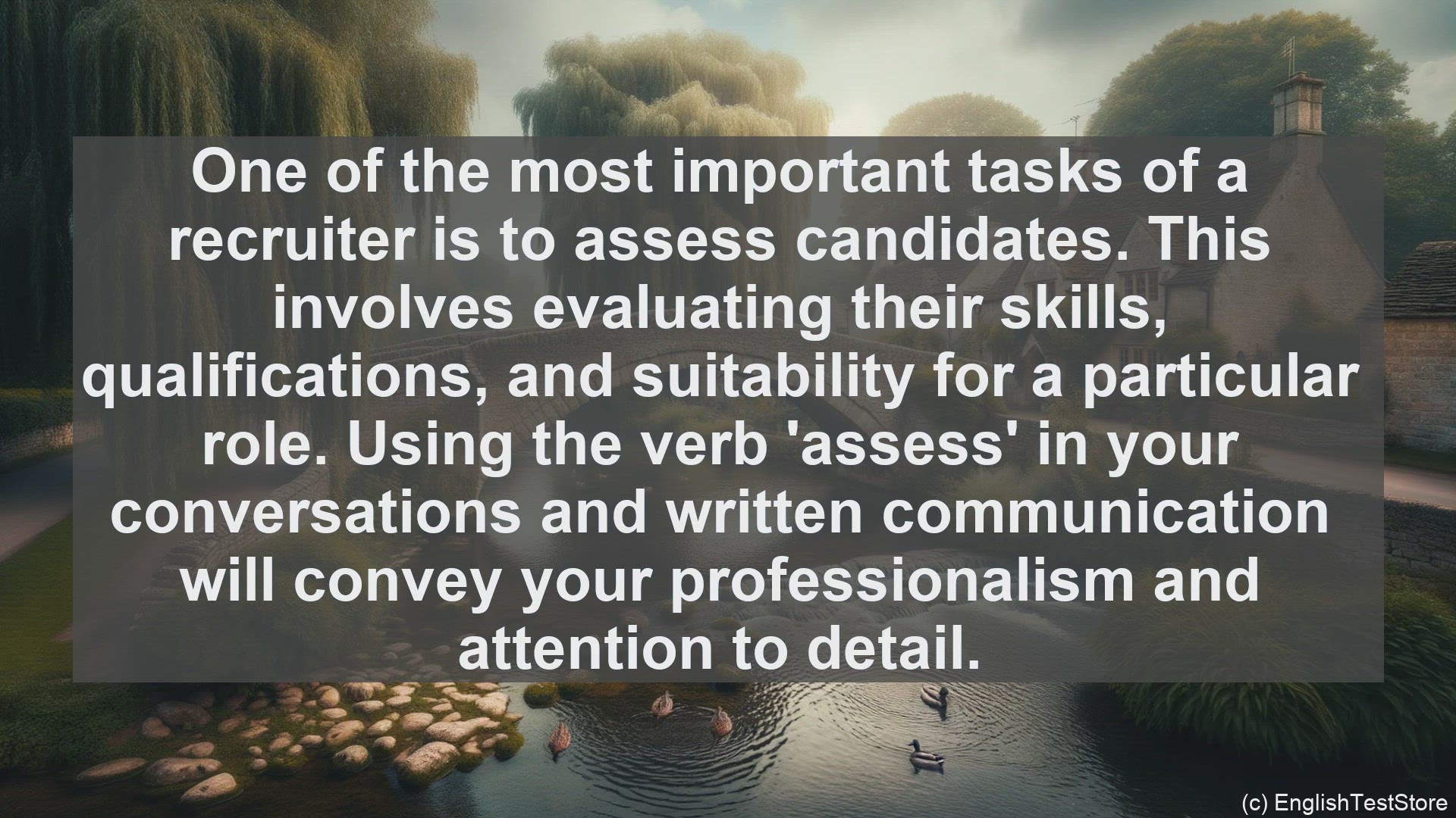 'Video thumbnail for Top 10 English Verbs for Personnel Recruiter'
