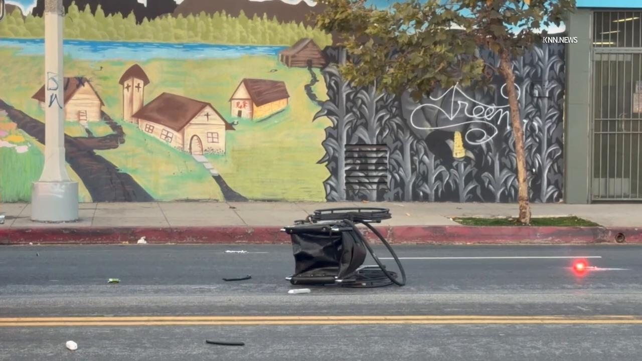 Video thumbnail for US, Los Angeles: Pico-Union Traffic Collision Involving Waymo Vehicle.