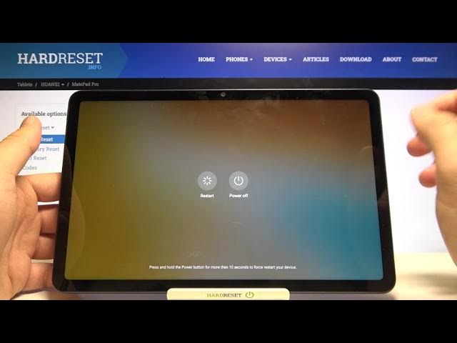 Video thumbnail for How to Turn Off Huawei MatePad 10.4 – Switch Off Device