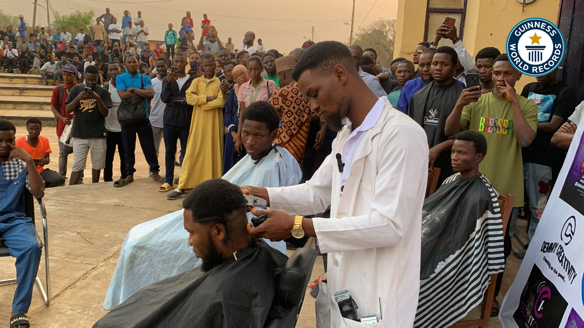'Video thumbnail for Qudus's quest for a world record in barbering'