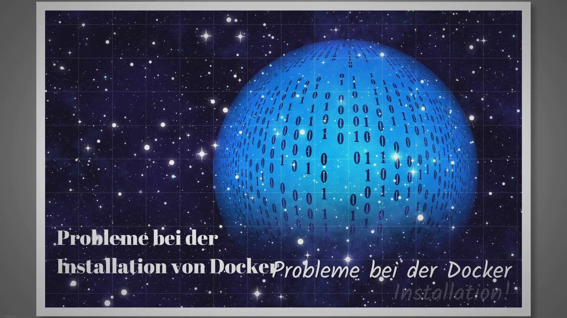 'Video thumbnail for Probleme bei der Installation von Docker?'