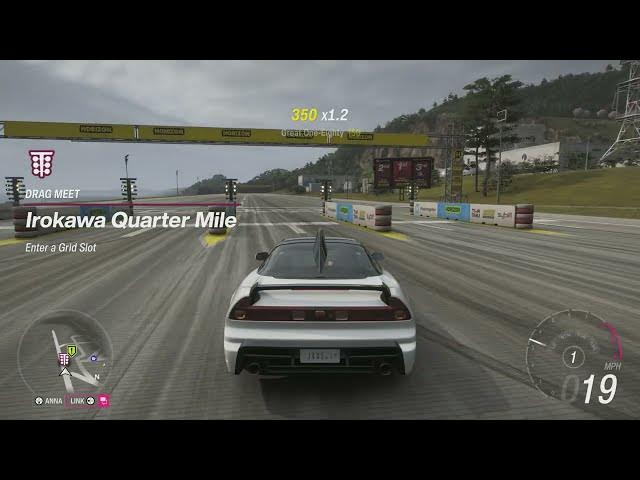 Video thumbnail for Forza Horizon 6 - Drag Meet - Irokawa Quarter Mile | 2005 Honda NSX-R GT Gameplay