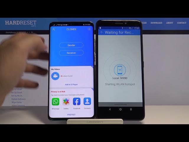 Video thumbnail for How to Transfer Data from Alcatel 3V to Android Phone – CLONEit App