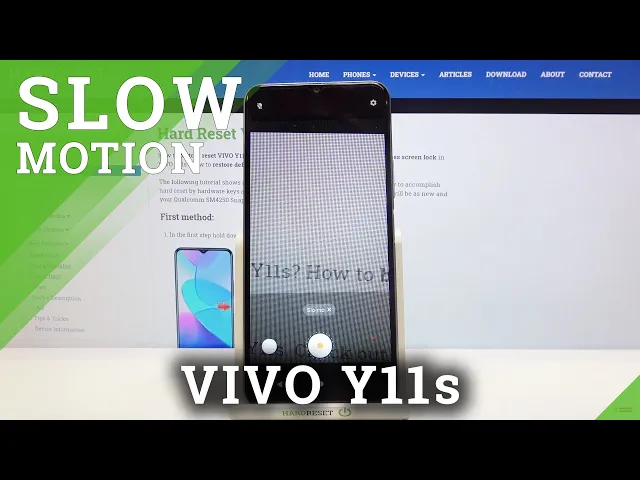 Video thumbnail for Record Slow Motion Video - Camera Options in VIVO Y11s