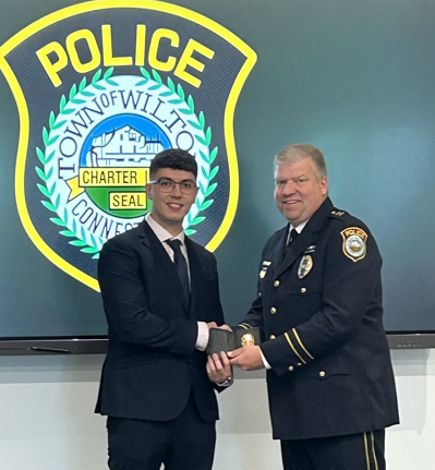 Video thumbnail for Wilton Police Department welcomes new officer