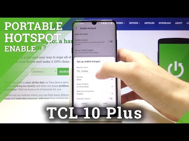 Video thumbnail for How to Activate Personal Hotspot on TCL 10 Plus – Share Mobile Connection