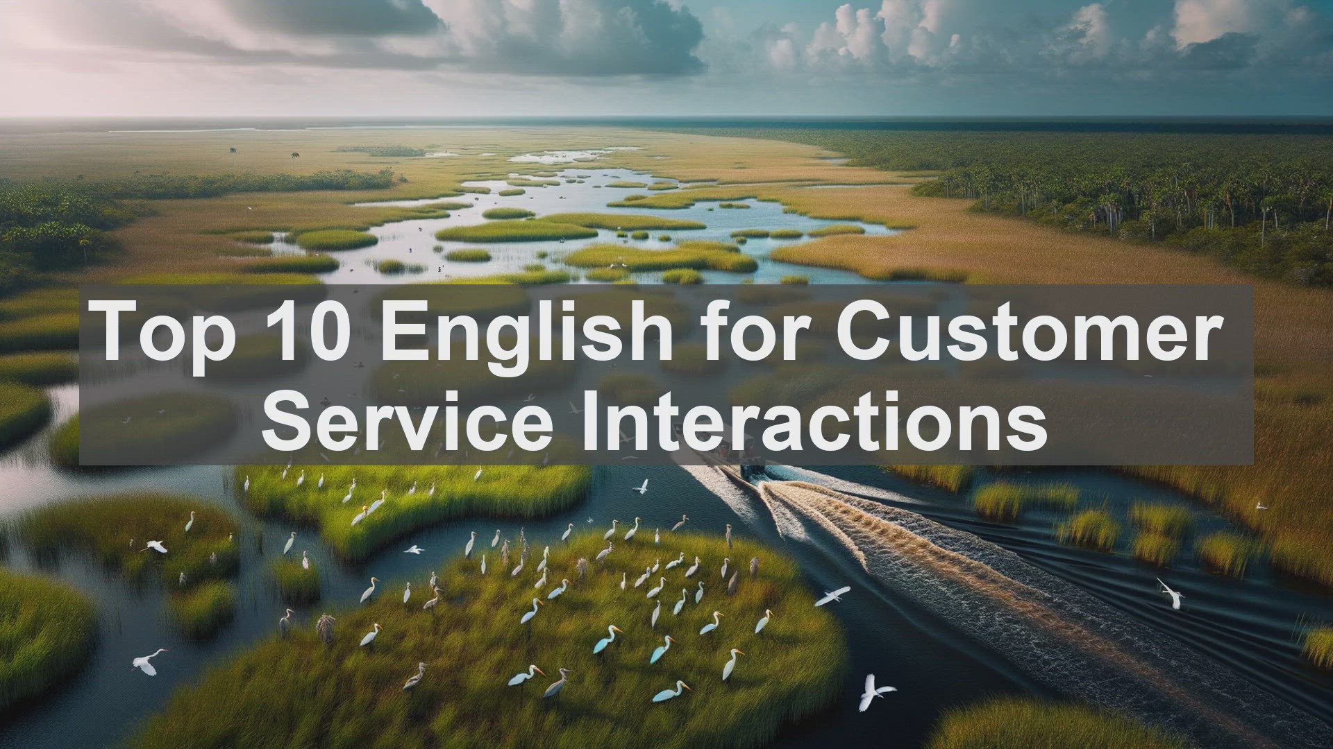 'Video thumbnail for Top 10 English for Customer Service Interactions'