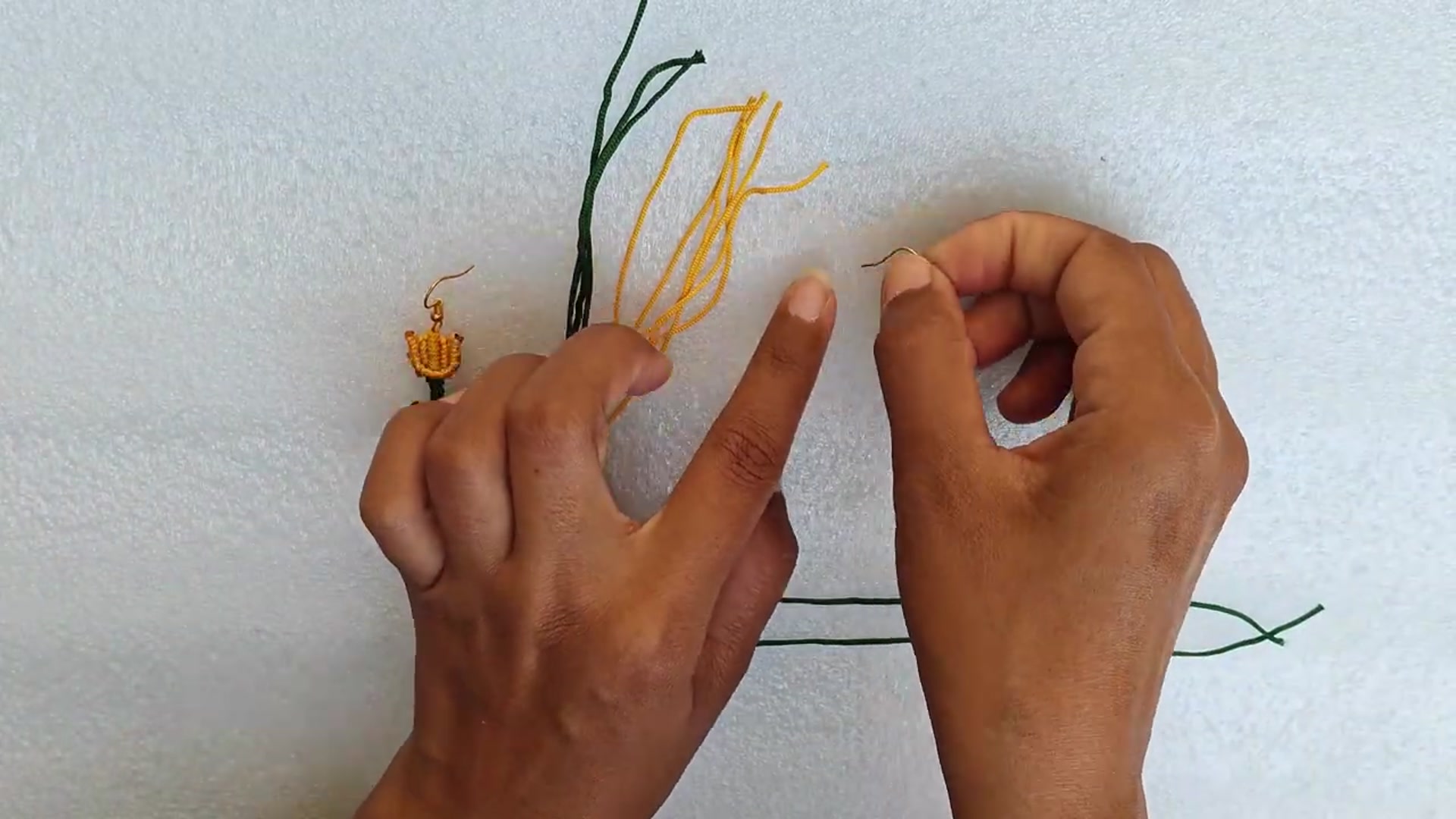 Video thumbnail for Want Beautiful Handmade Earrings_ Watch This Macrame Tutorial Now