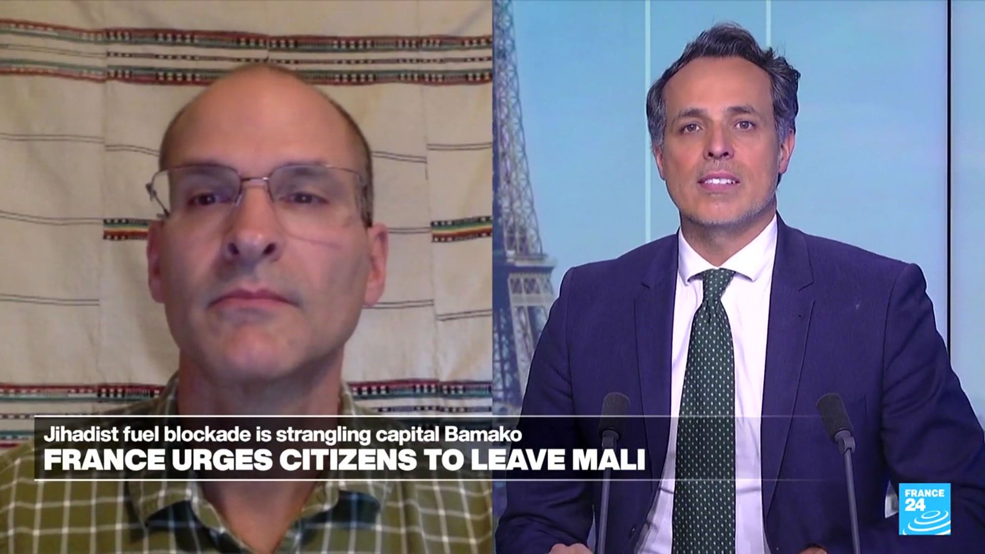 'Video thumbnail for Rebels pressuring junta: 'For first time, urban dwellers in Mali really feeling effects of conflict''