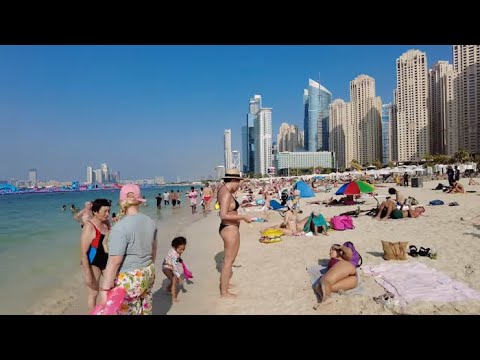 Video thumbnail for JBR Beach Dubai UAE Travel Tour 4K